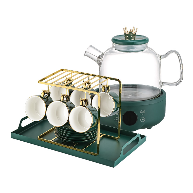 Multifunctional Health Pot Teapot Glass Pot Household Bird's Nest Machine Flower Teapot Mini Automatic 110V US Gauge