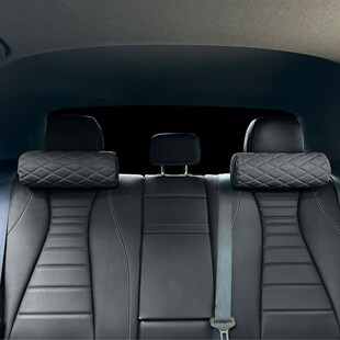 South Korea car silk cotton neck pillow Four Seasons universal suitable for Car Seat Headrest spine pillow car supplies