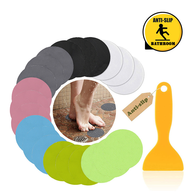 Spot color round 10*10cm bathroom bathtub anti-slip tile marble bathroom bath room anti-slip