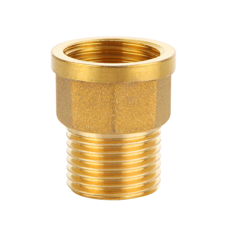 All copper inner and outer wire direct lengthening Extension Joint 4 points outer wire to 6 points inner wire 4 points 6 points 1 inch straight through thickening