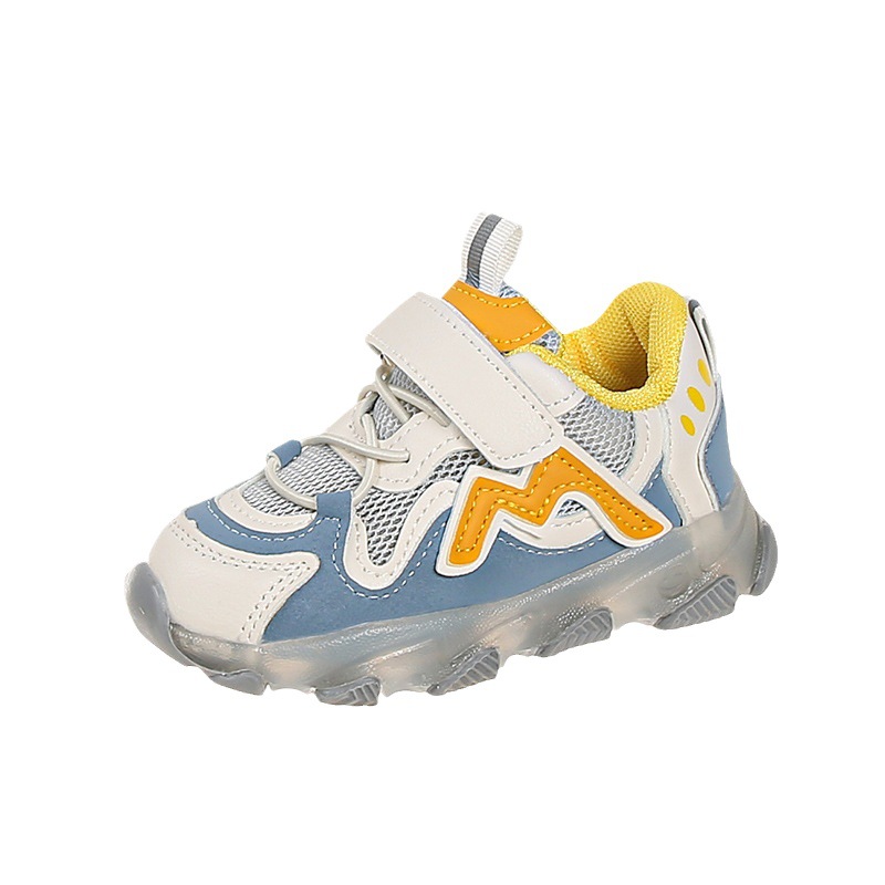 Children's Torre Shoes 2023 New Early Autumn Boys' Sports Shoes Trendy Girls's Net Shoes Summer Single Net Breathable Middle-aged Children's Net Surface