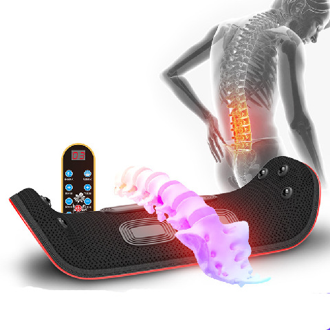 Lumbar massager heating pulse magnet vibration electric multifunctional home back massager massage pillow cushion