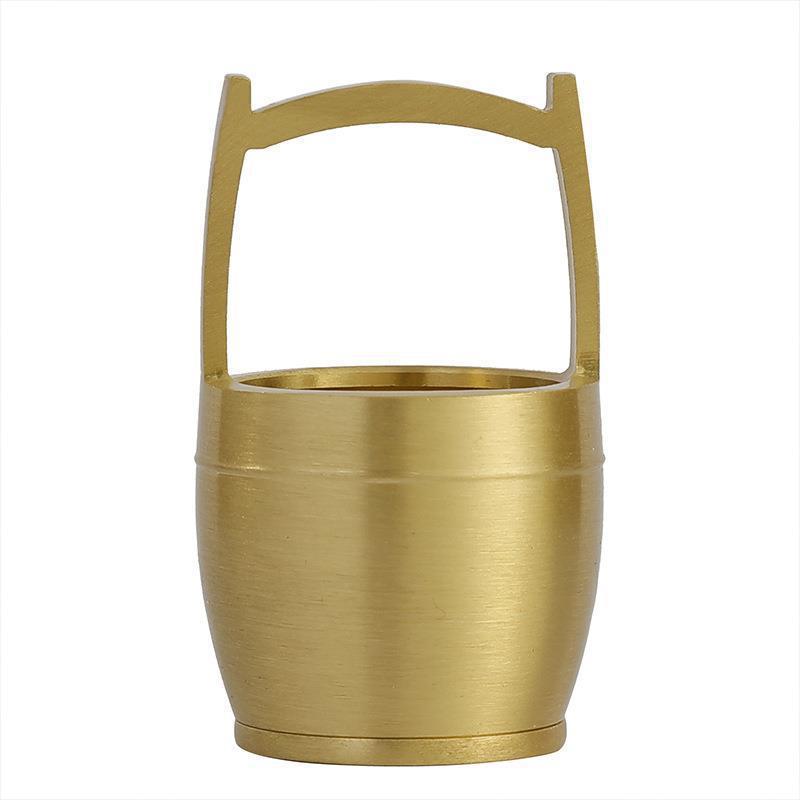 All brass bucket of gold bucket ornaments desktop fortune into treasure brass crafts ornaments creative copper cylinder manufacturers batch