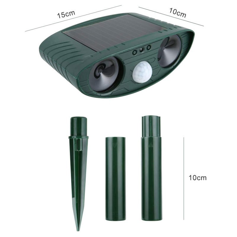 Outdoor Solar Ultrasonic Animal Repellent Rat Repellent Infrared Bird Repellent Flash Repellent Animal Repellent
