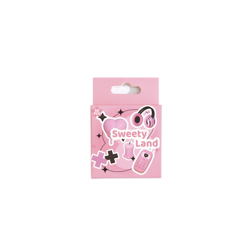 Mr. paper special-shaped boxed stickers soft candy Paradise series cute cartoon sealing stickers Journal material stickers 4