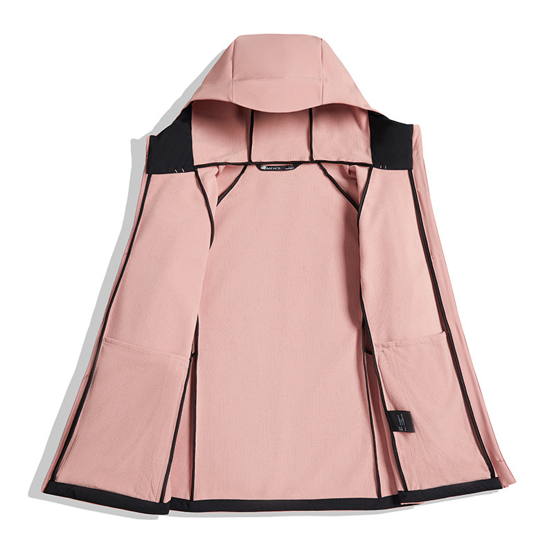 Outdoor soft shell jacket men's autumn and winter waterproof windproof sports jacket breathable soft shell jacket women's jacket foreign trade