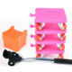 [8-piece universal wheel] [Rose Red]]