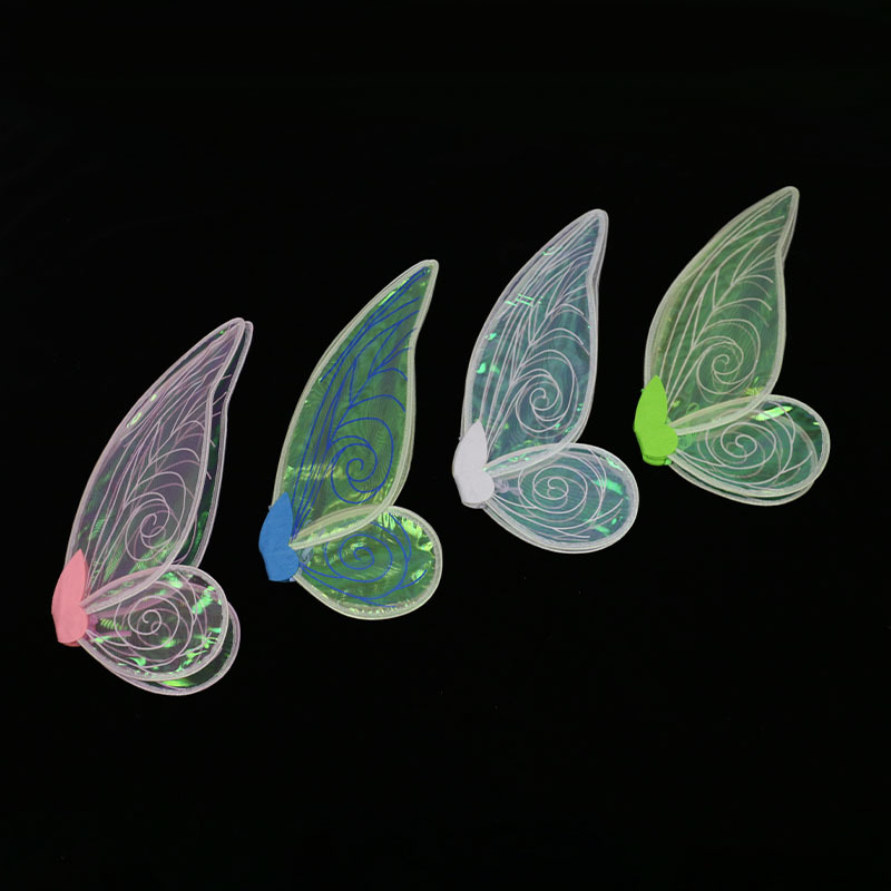 Zilin Cross-border Amazon Festival Party Performance Props Trumpet Angel Wings Colorful Butterfly Elf Wings