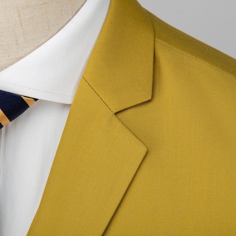2023 Spring and Autumn New Men's Business Slim-fit Suit Three-piece Fashionable One Button Large Size Wedding Dress