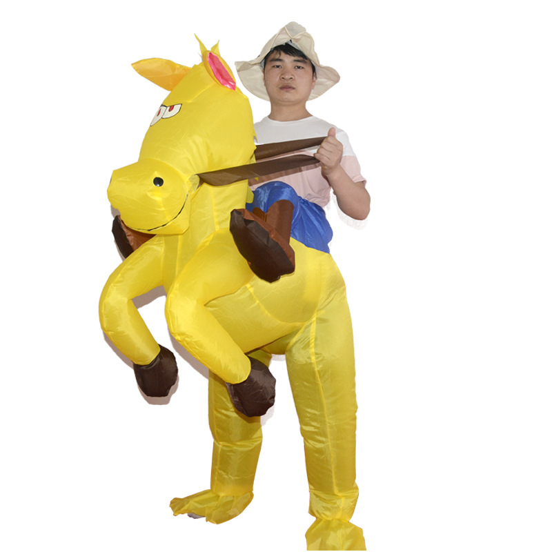 熱銷中親子派對遊樂園充氣馬服裝充氣人偶演出表演服裝服飾萬聖節