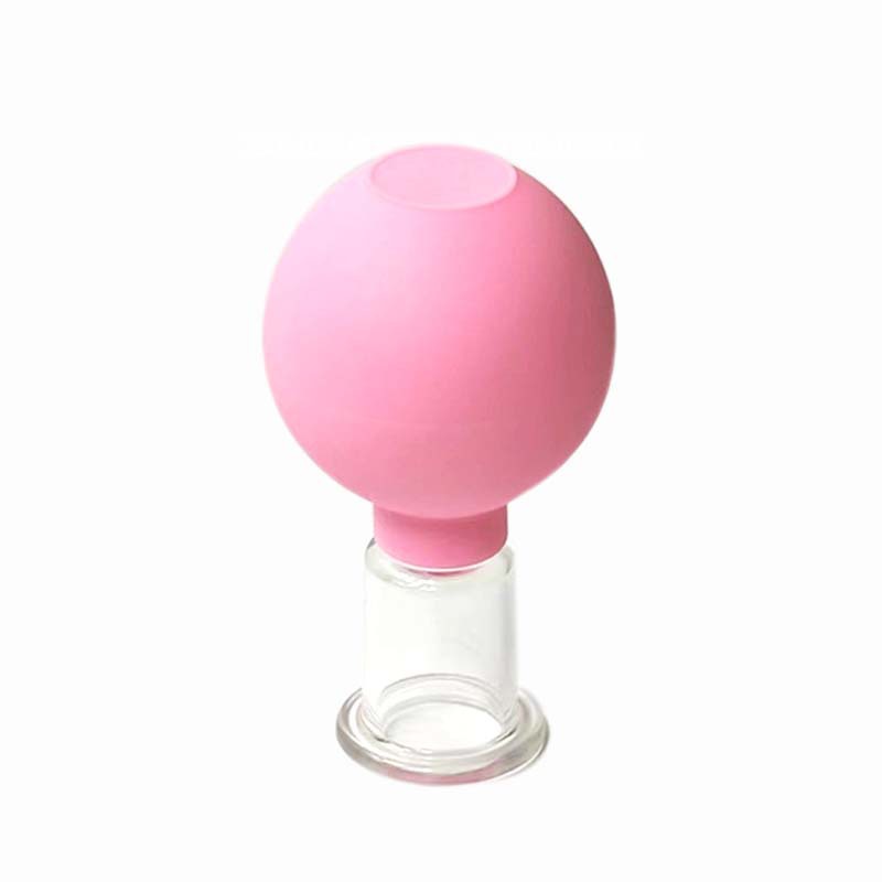Upgraded vacuum silicone facial beauty jar household walking jar cup facial lifting cupping ball skin filling beauty cupping Cup