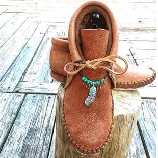 European and American Export Cross-border Women's Shoes New Casual Flats Single Boots 40-43 Large Size Short Boots Boots for Women