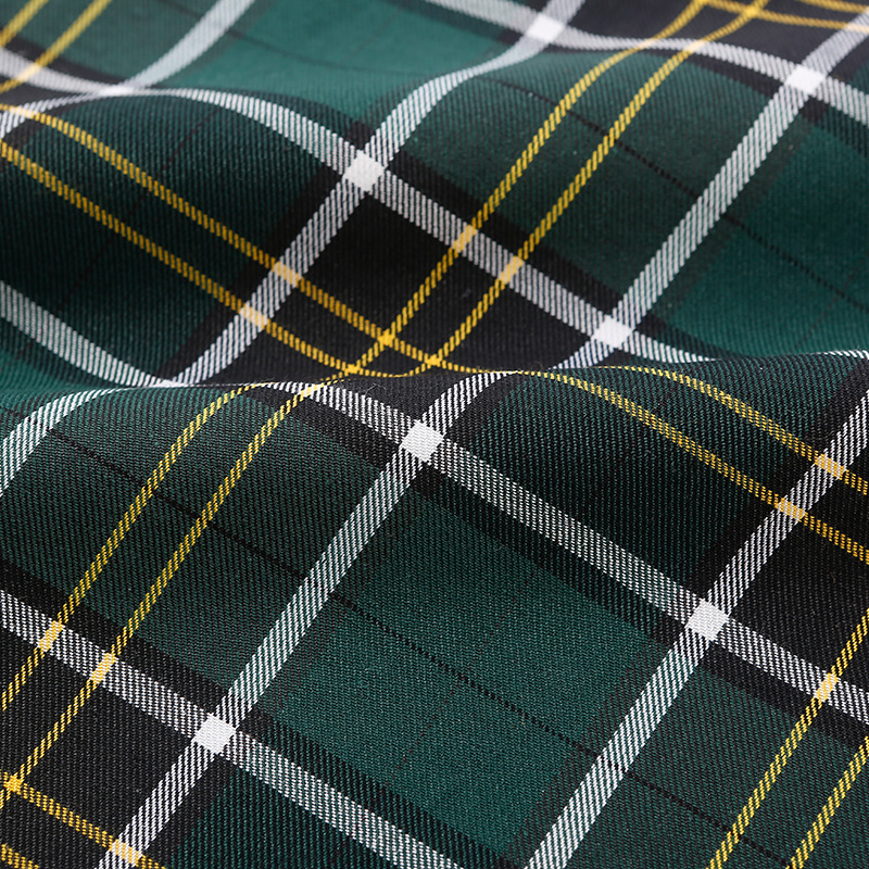 British style Scottish Plaid twill dyed plaid twill dyed plaid school dress fabric