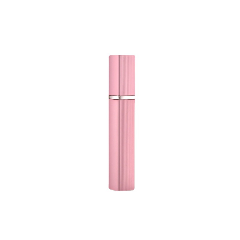 Spot wholesale aluminum tube square 12ml spray perfume bottle portable cosmetics packaging glass liner logo