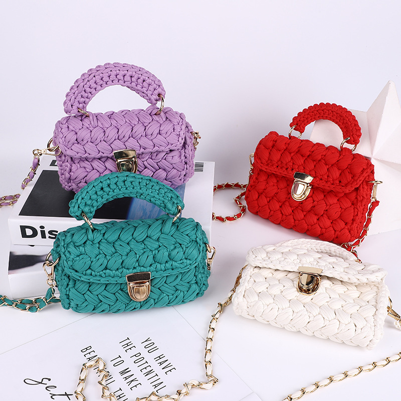 Akane spinning factory direct non-ball cloth line Hyun-A with material bag monochrome cloth line spot wholesale