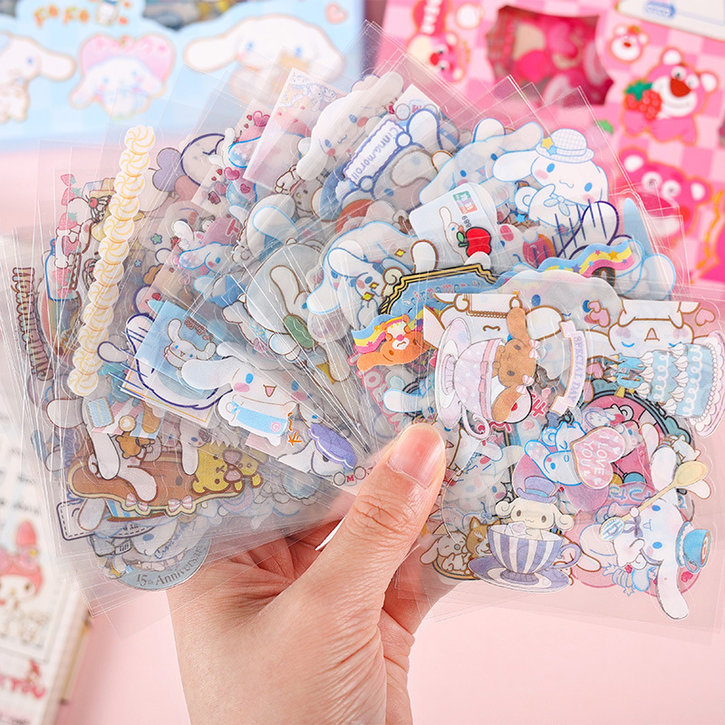 SL-26サンリオ漫画手帐ステッカークリエイティブ子供手帐ステッカーpvcグッカードステッカーセット/箱入り|undefined