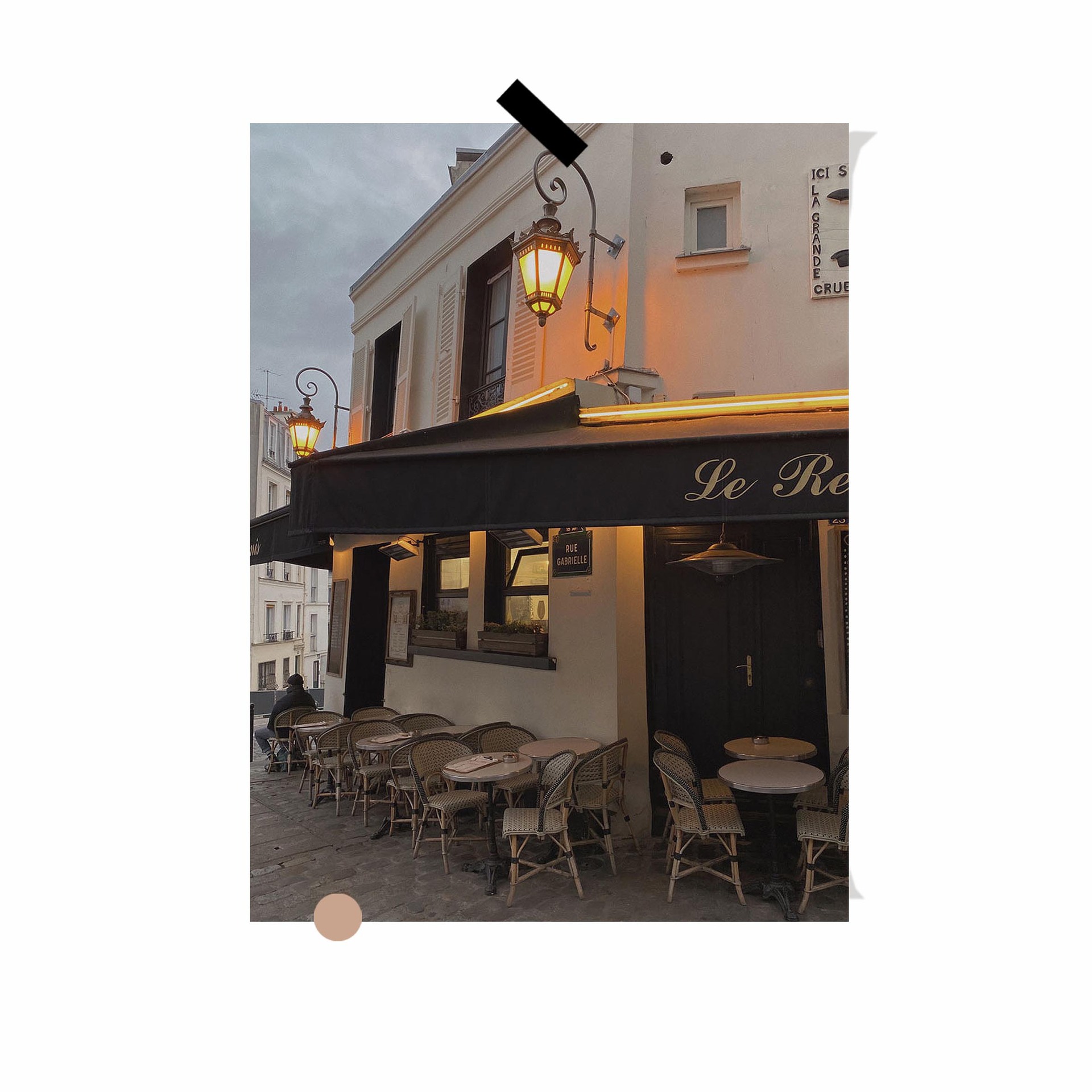 European Street Poster Retro French Landscape Photography Home Art Painting Core Coffee Shop Photo Wall Decoration