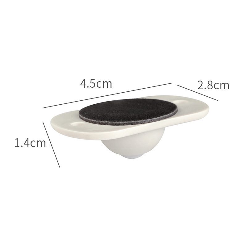 Universal Ball Pulley Household Ball Paste Pulley Non-Punch Paste Small Wheel at Bottom of Storage Box