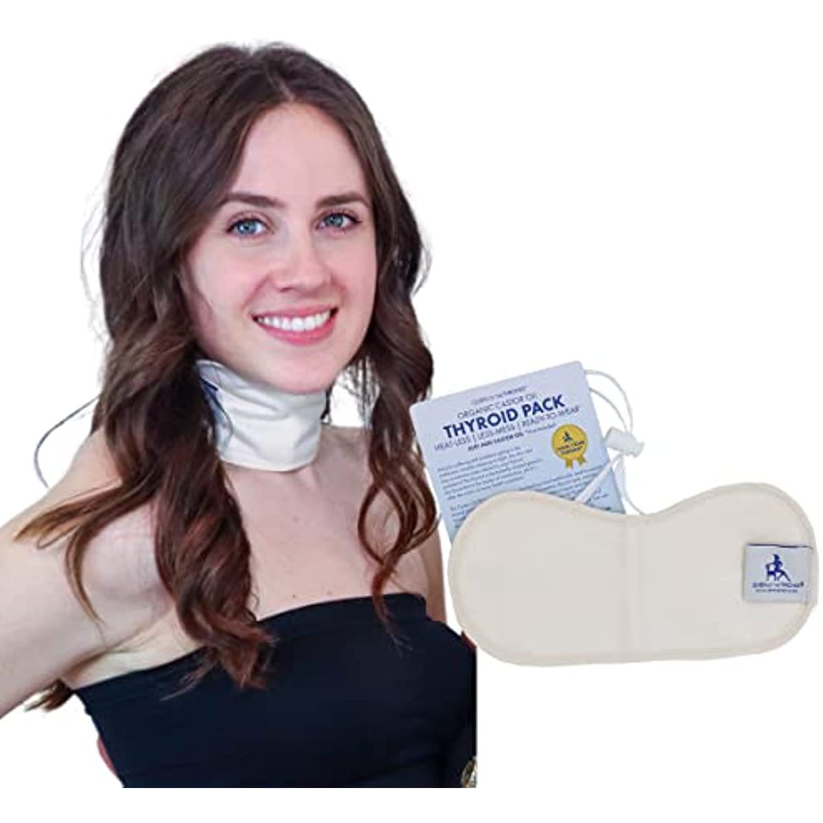 In Stock Castor Oil Bag Oil Leakage-proof Belt Neck Bag Chest Bag Washable Essential Oil Chest Care Auxiliary Chest Pad
