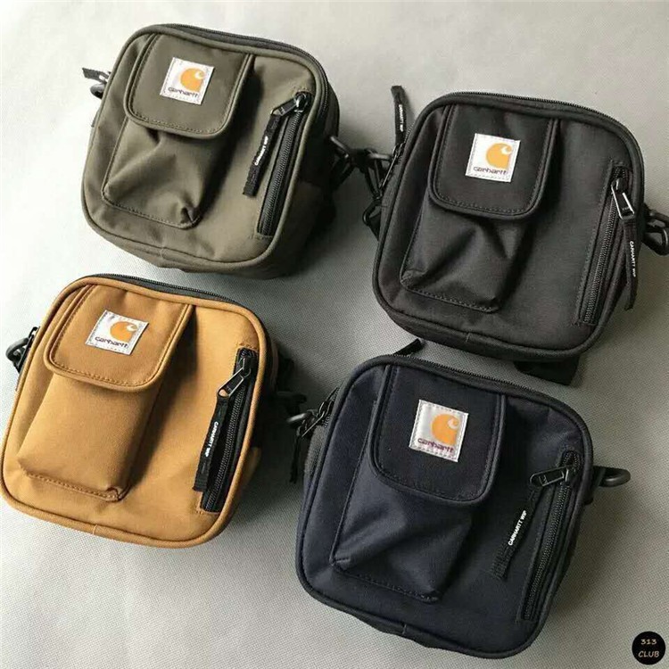 Trendy Brand Carhart Crossbody Bag Men's and Women's Couple's Casual Shoulder Bag Personalized Hip-hop Small Satchel Mobile Phone Coin Purse
