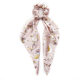Three-State new cross-border satin ponytail Ribbon large intestine hair ring large flower fabric hair accessories European and American women's hair band