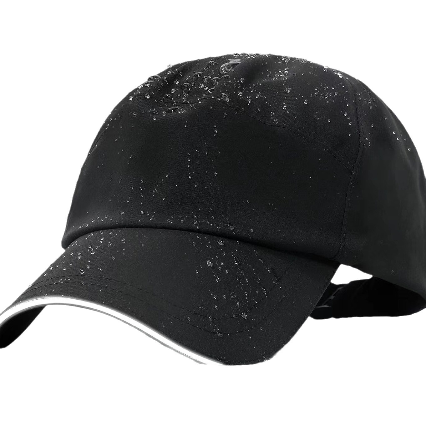 Outdoor anti-splashing rain baseball cap sunscreen mountaineering riding curved eaves cap tennis running adjustable
