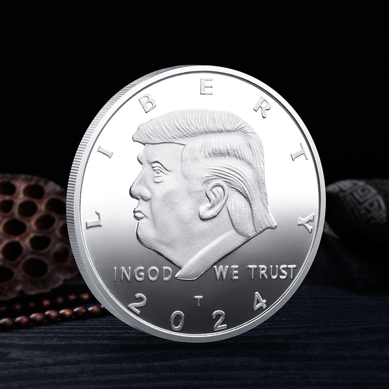 Cross-border supplier 2024 year commemorative coins foreign trade commemorative coins making all kinds of precious metal commemorative coins commemorative medallion