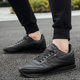 2024 Spring and Autumn Leather Cross-border Couple Forrest Gump Shoes Large Size 46 Size Lightweight Running Shoes AliExpress Foreign Trade Sports Shoes