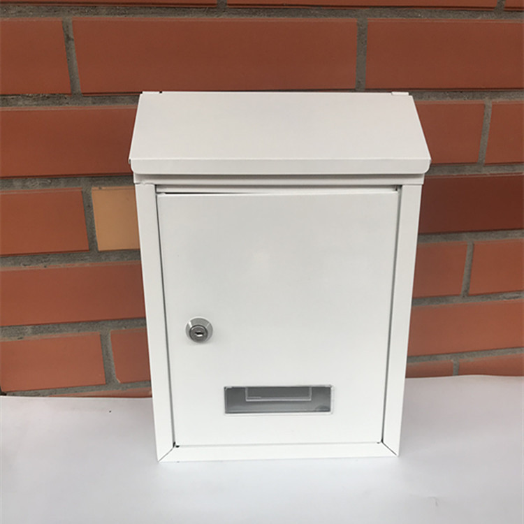 Unit household wall mailbox retro door lock letter box European garden outdoor rainproof mailbox wholesale