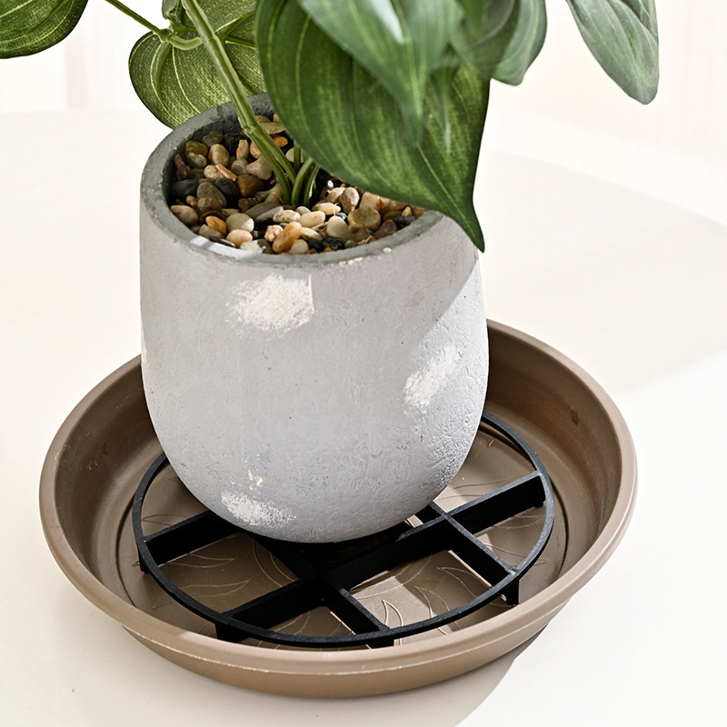 Round flower pot foot pot insulation bottom support plastic base bottom cushion support pot breathable anti-rot root