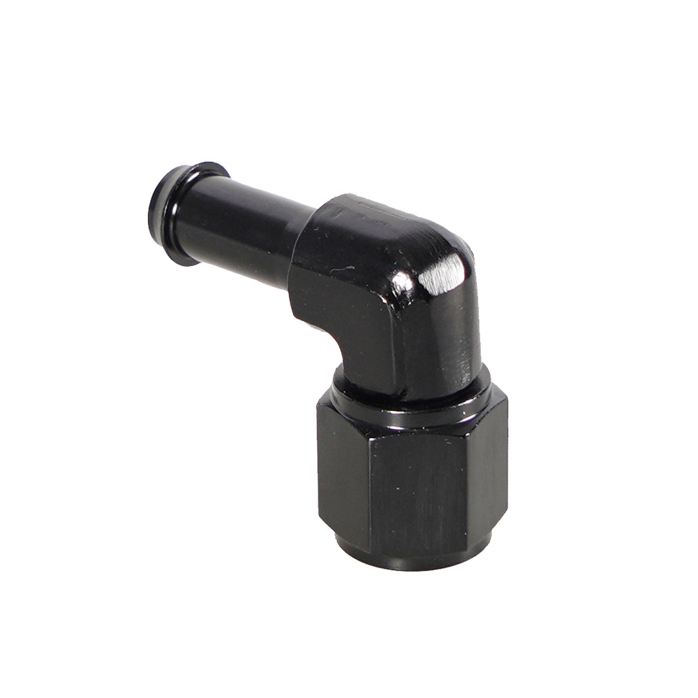 Car modification 90 ° rotating aluminum oil Cold joint adapter AN6 female internal thread new PTFE hose joint