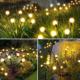 Solar powered Firefly Light String LED outdoor waterproof floor lawn Courtyard atmosphere garden landscape decorative lights