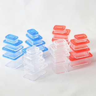 Dollhouse Dollhouse transparent bento box crisper mini miniature food and play model accessories BJD peripheral