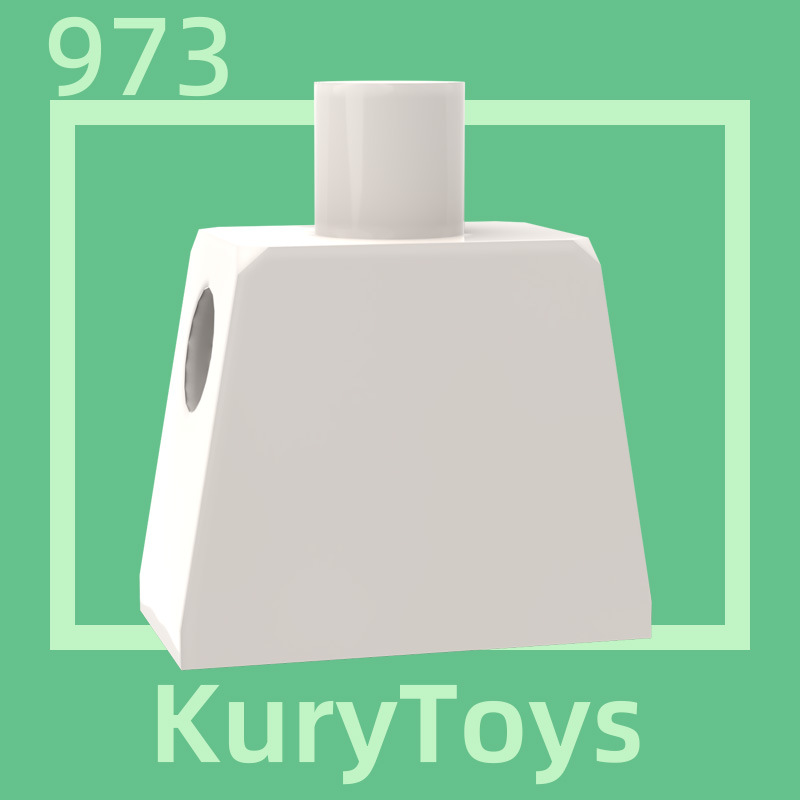 KURY/Kairui Small Particle Building Blocks DIY Parts Compatible with 973 Minor Body Parts MOC