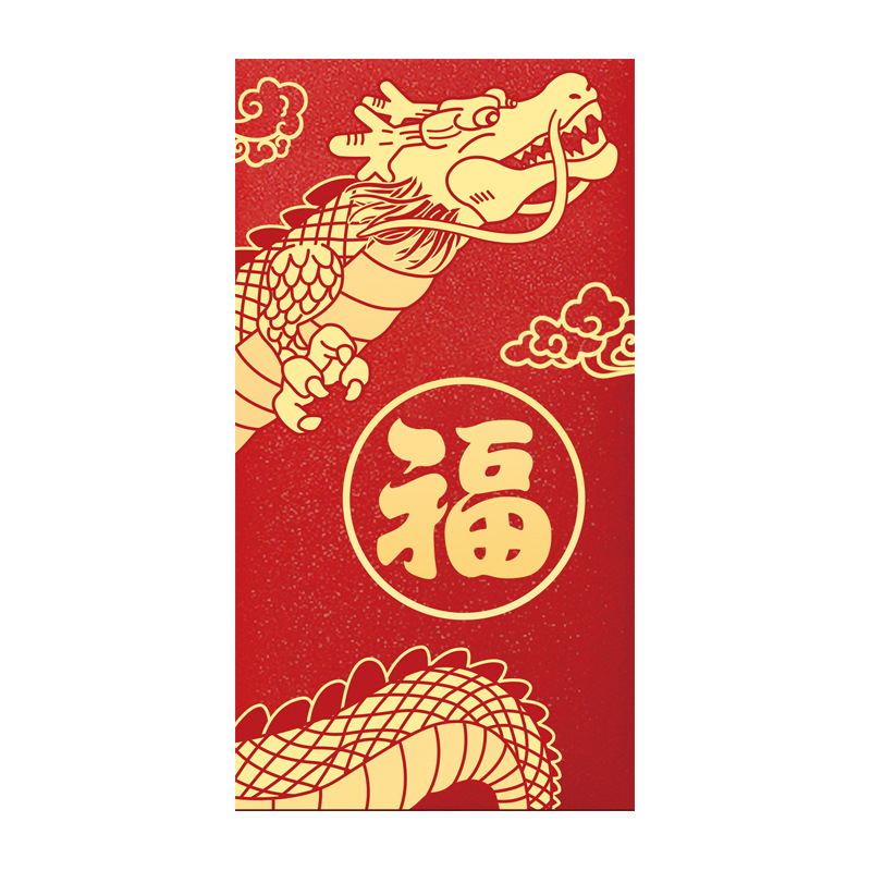2025 New New Year Spring Festival Year of the Snake New Year Red Bag Personalized Creative Bronzing Leit Seal Custom logo