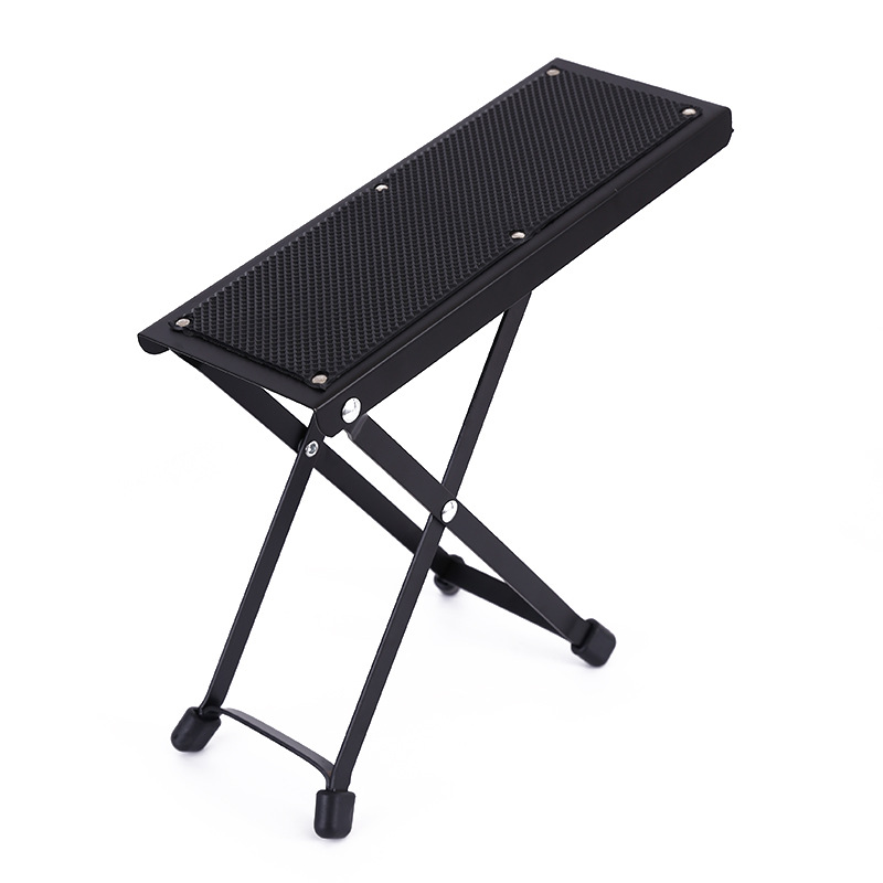 Pedal multi-gear metal lifting widened pedal folk wooden guitar playing folding tripod pedal pedal