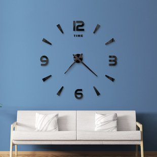 Simple clock wall clock wall clock creative wall clock acrylic wall clock diy clock European style wall sticker clock