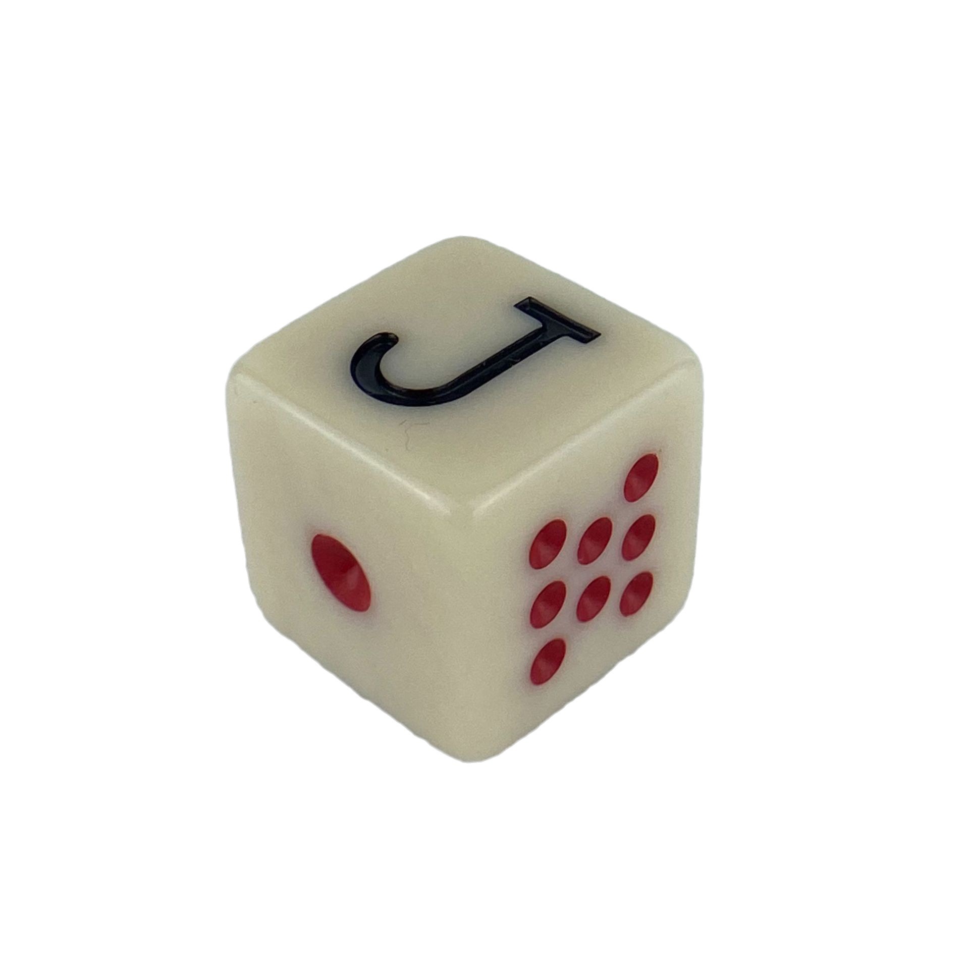 Acrylic 16mmJQK6-sided dice cross-border e-commerce retro khaki game board game dice poker dice
