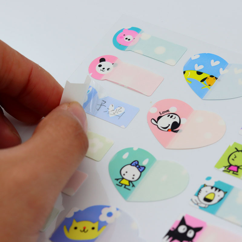 High Quality Creative Korean Fresh Waterproof Name Sticker Cute Label Sticker Handwritten Marking Sticker Self-adhesive Name Sticker