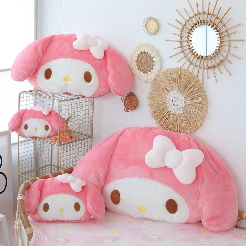 Cartoon Melody Bow Pillow Girls Gift Dormitory Cushion Sofa Blanket Two-in-One Car Lunch Break Pillow