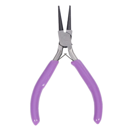 Mini pliers 4.5 inch color four-piece set with accessories tool diy pointed nose pliers round nose pliers oblique nose pliers curved nose pliers