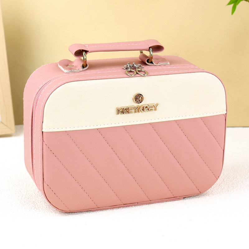 Lightweight Cosmetic Case Ins Style Cosmetic Bag Portable Portable Large Capacity Storage Bag Men's and Women's Cosmetic Cosmetic Case