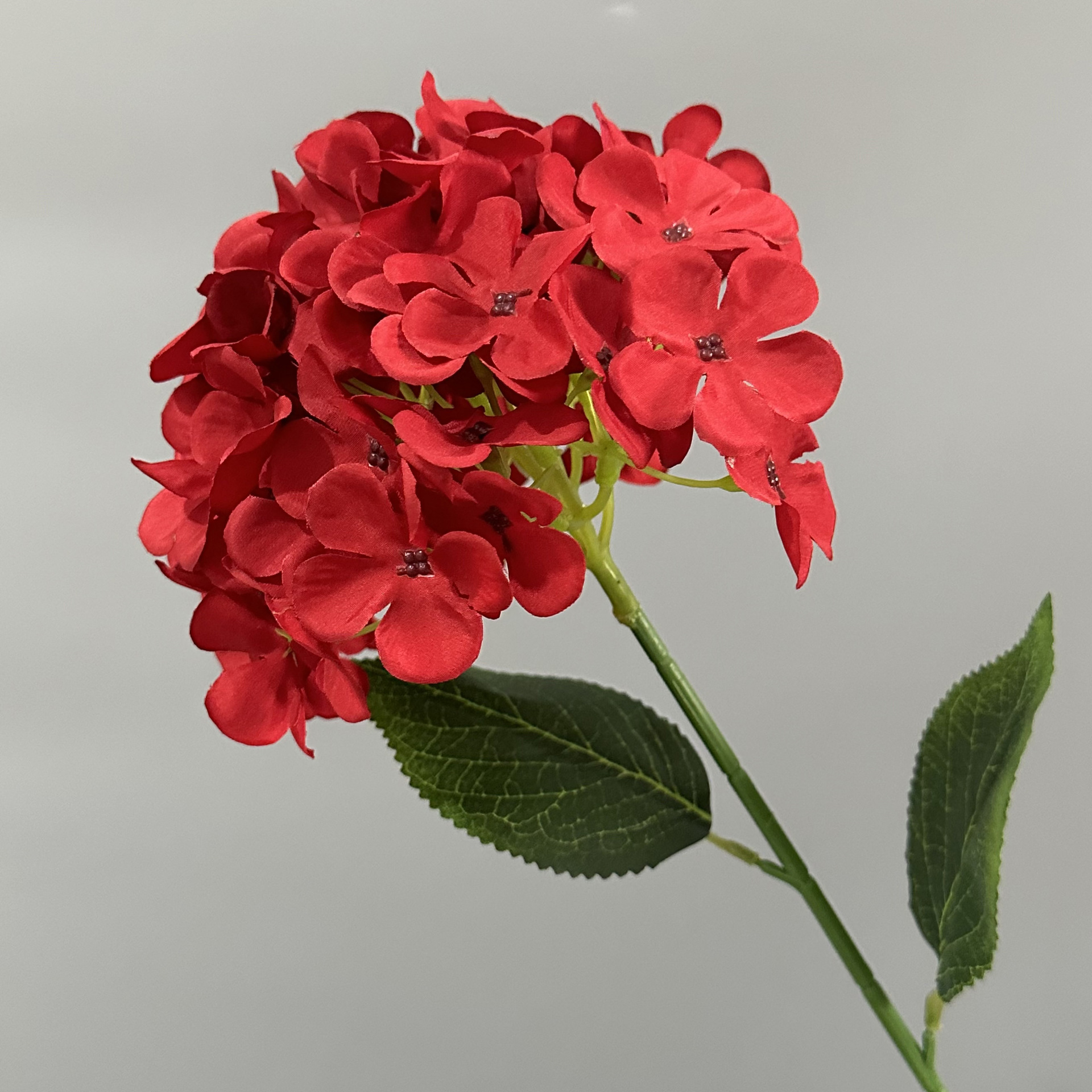 Wedding simulation flower 72 single hydrangea wedding hall Road flower wall flower arrangement hydrangea flower decoration lollipop hydrangea