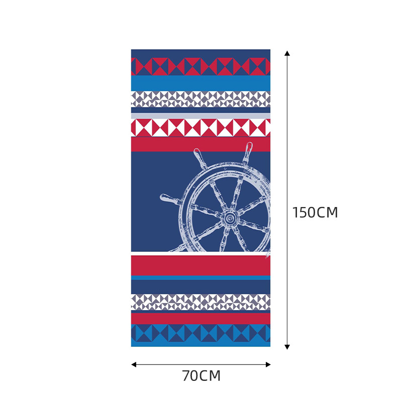 Bath Towel Factory Direct microfiber towel printing beach towel absorbent quick-drying bath towel adult style