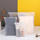 PE thick transparent frosted clothing zipper bag socks storage bag transparent underwear packaging plastic bone strip ziplock bag