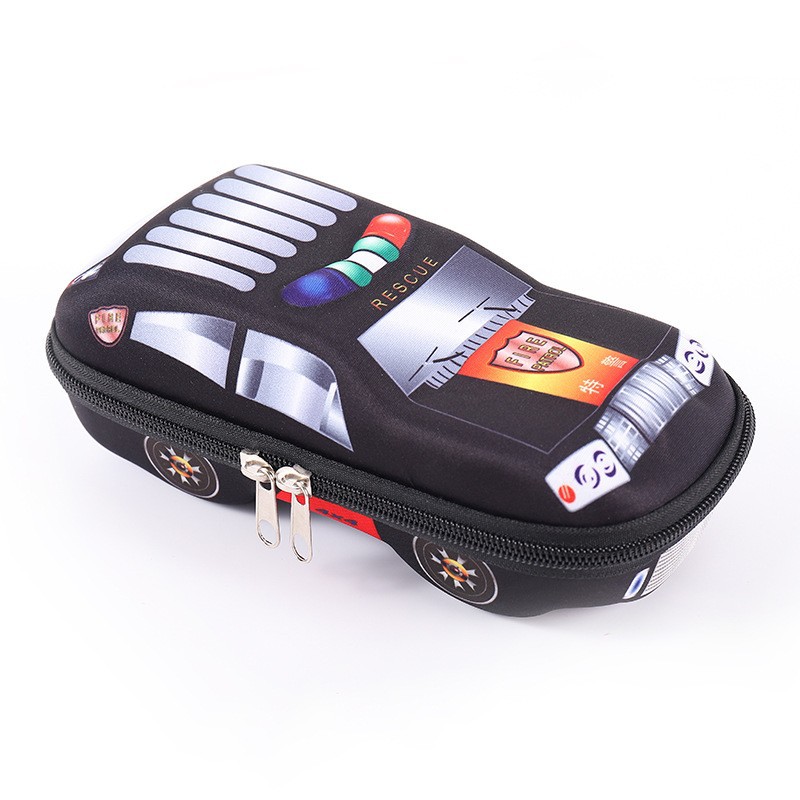 Creative new student 3D three-dimensional car sports car my world stationery box advertising gift EVA pencil case