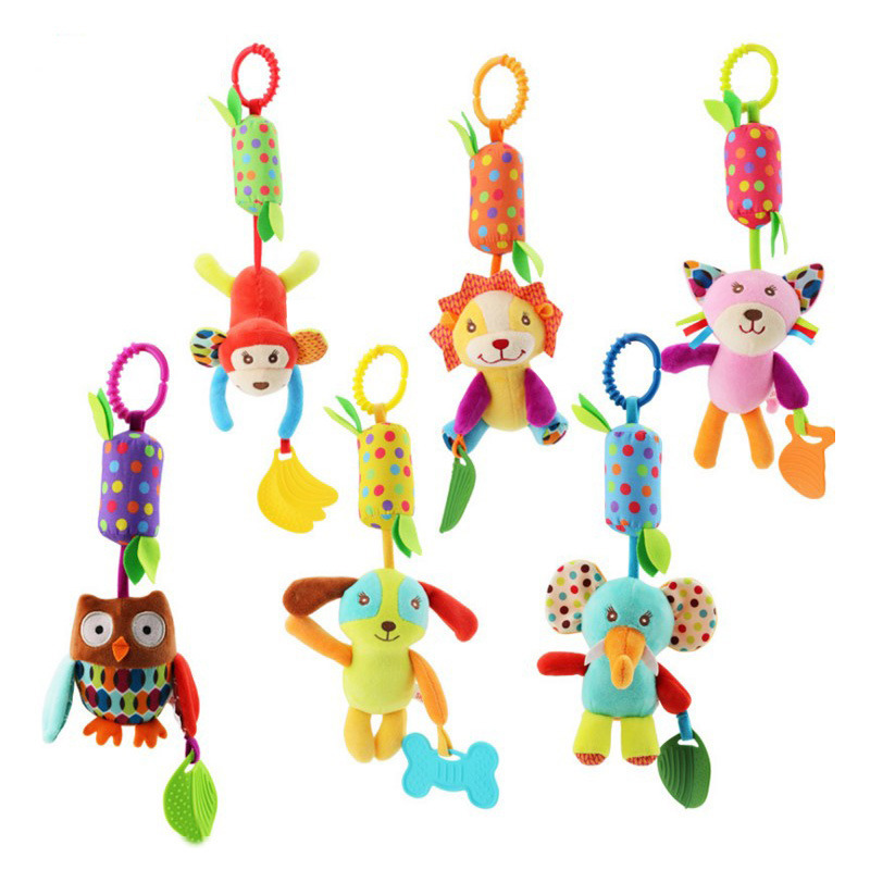 SKKBABY мультфильм животное колокольчик кровать висит тележка кровать кулон с десной детская игрушка колокольчик ветра