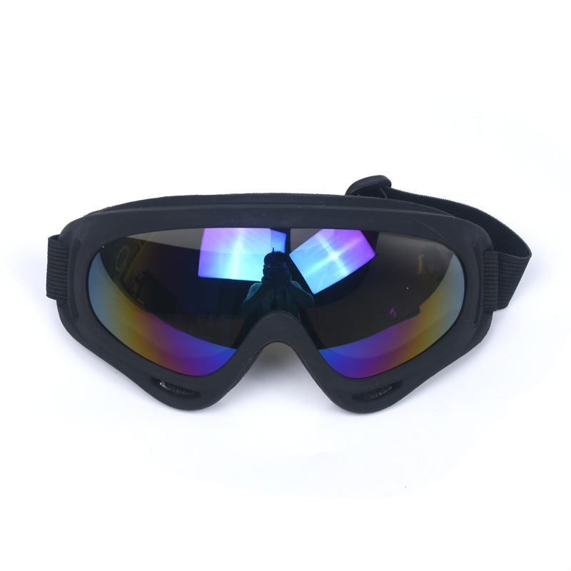 Glasses Colored frame multicolored ski glasses motorcycle goggles labor goggles Adult goggles_voghion.com