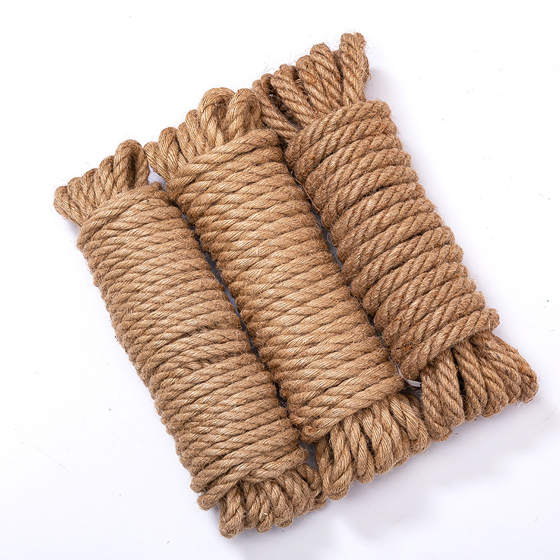 Hemp rope twine rope handmade diy color material rope kindergarten environment decoration bundle retro coarse hemp rope