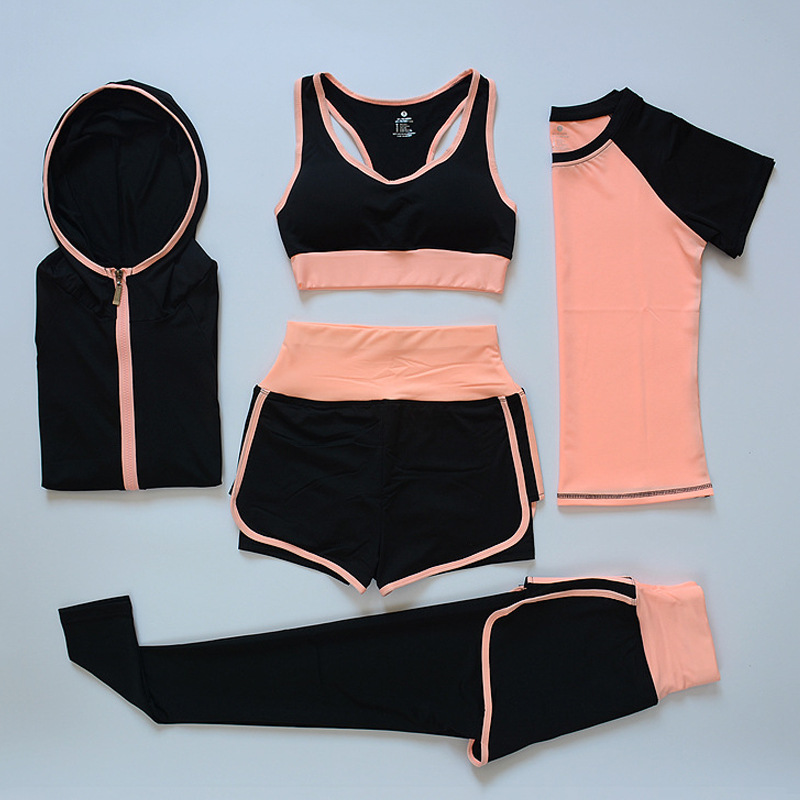 Sports Suit Women's Summer Gym Yoga Suit 2021 New Professional Morning Running Walking Clothes Spring and Autumn Yoga Internet Hot Quick Drying